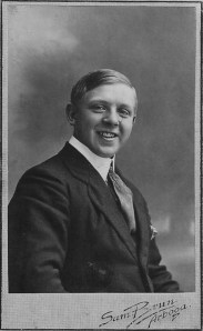 Min morfar David i unga år.