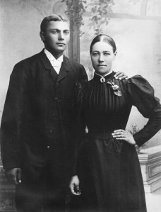 Dottern Emma och hennes man Ludvig.