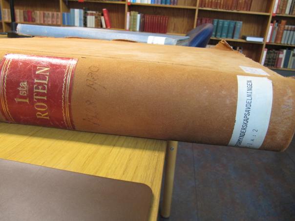 Förmynderskapsbok 1926-1928 Rotel I