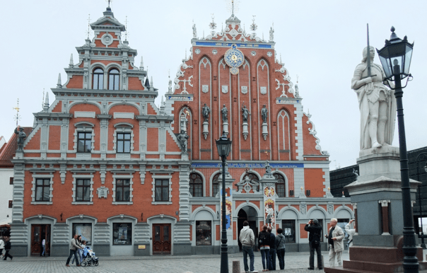 Stadshustorget i Riga. Källa: Wikimedia